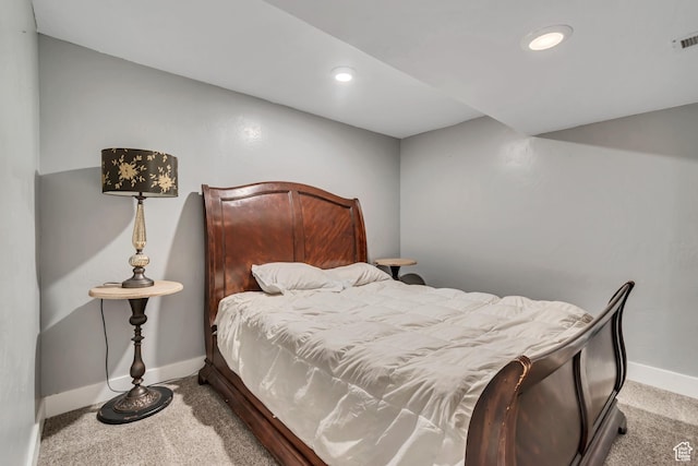 8983 N Barton Creek Dr, Eagle Mountain, UT 84005 - carpeted bedroom featuring baseboards and recessed lighting