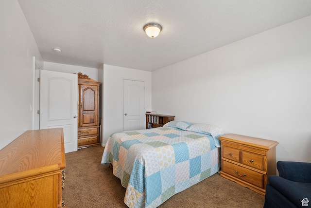 bedroom with carpet floors