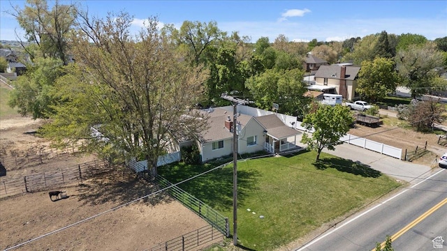 drone / aerial view