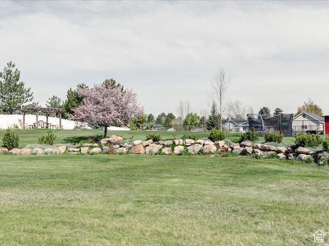 view of home's community featuring a yard