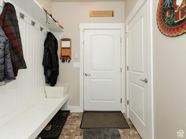 view of mudroom