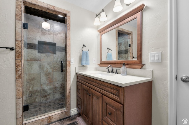 294 W Farmside Dr S, Saratoga Springs, UT 84045 - full bathroom featuring a stall shower and vanity