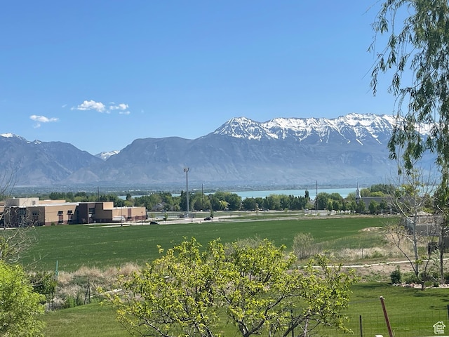 294 W Farmside Dr S, Saratoga Springs, UT 84045 - view of mountain background featuring a nearby body of water