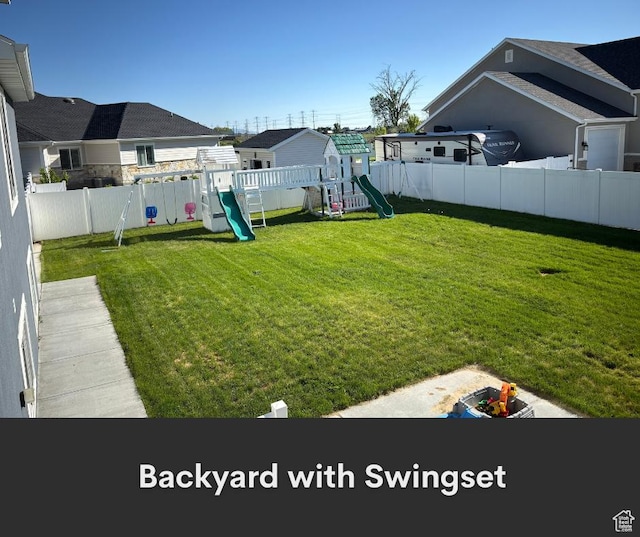 2447 N 2950 W, Plain City, UT 84404 - view of yard featuring a playground