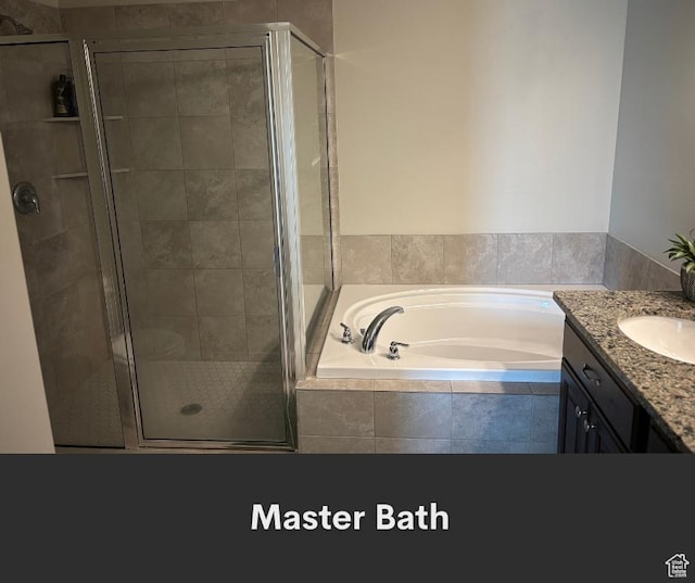 2447 N 2950 W, Plain City, UT 84404 - bathroom with a garden tub, a shower stall, and vanity