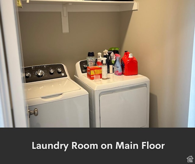 2447 N 2950 W, Plain City, UT 84404 - washroom featuring independent washer and dryer