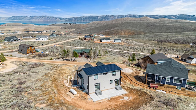 3467 S Porcupine Cir, Garden City, UT 84028 - aerial view featuring a water and mountain view