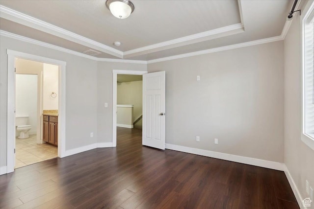 1545 N 420 W Unit 103, Logan, UT 84341 - unfurnished room with wood finished floors, baseboards, and crown molding