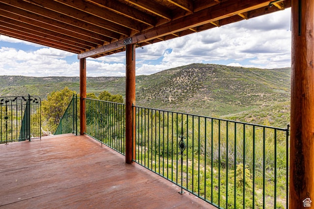 2185 Crestridge Rd Unit 51, Salina, UT 84654 - deck with a mountain view