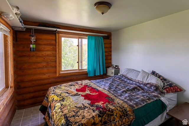 2185 Crestridge Rd Unit 51, Salina, UT 84654 - bedroom featuring rustic walls