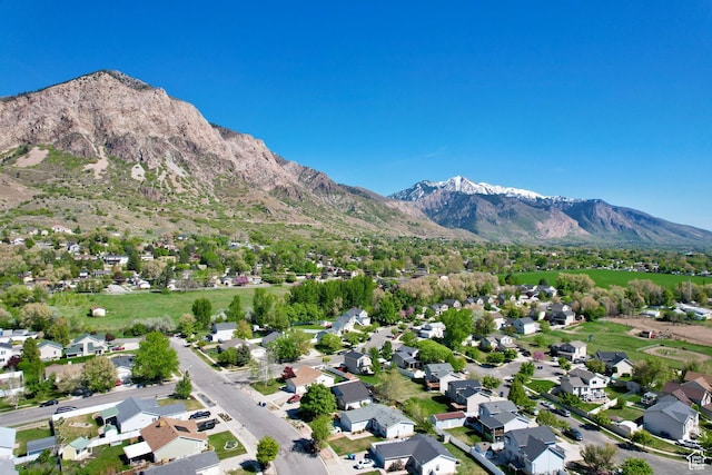 819 E 725 N, Ogden, UT 84404 - drone / aerial view featuring a mountain view and a residential view