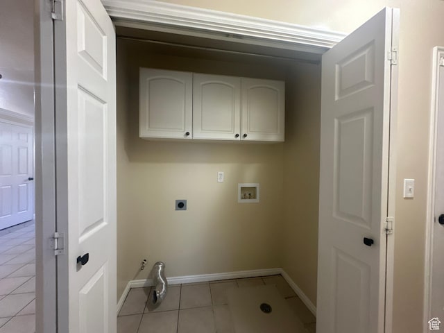 819 E 725 N, Ogden, UT 84404 - washroom featuring laundry area, light tile patterned flooring, baseboards, hookup for a washing machine, and hookup for an electric dryer