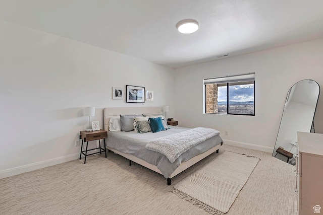 6433 N Glenmar Way, Eagle Mountain, UT 84005 - bedroom with baseboards, visible vents, and light carpet