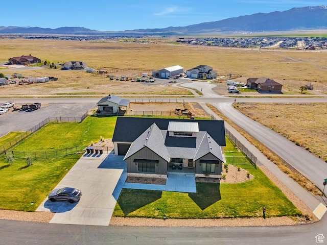 6433 N Glenmar Way, Eagle Mountain, UT 84005 - drone / aerial view with a mountain view