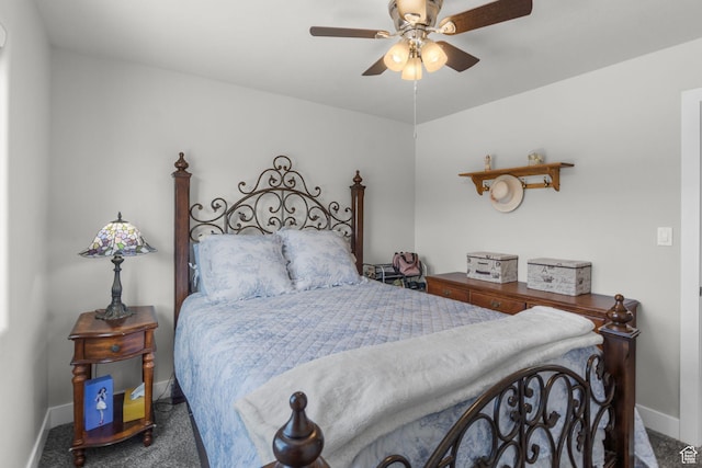 3154 W 1650 N Unit D, Cedar City, UT 84721 - carpeted bedroom with a ceiling fan and baseboards