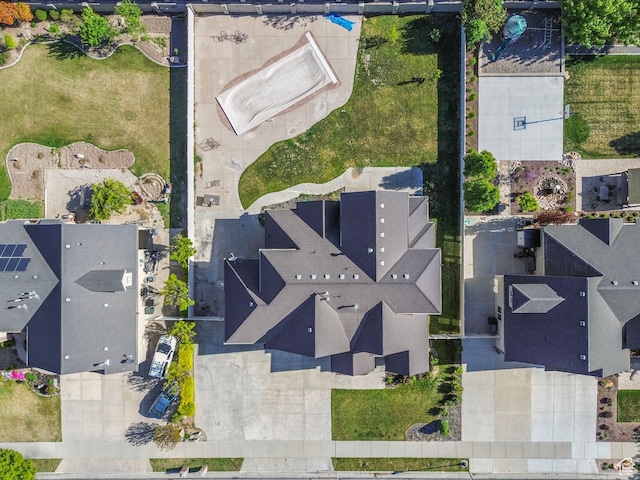 drone / aerial view