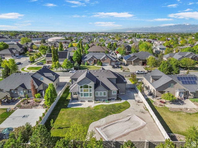birds eye view of property featuring a residential view