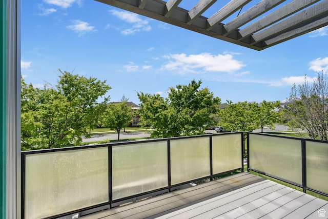 view of deck