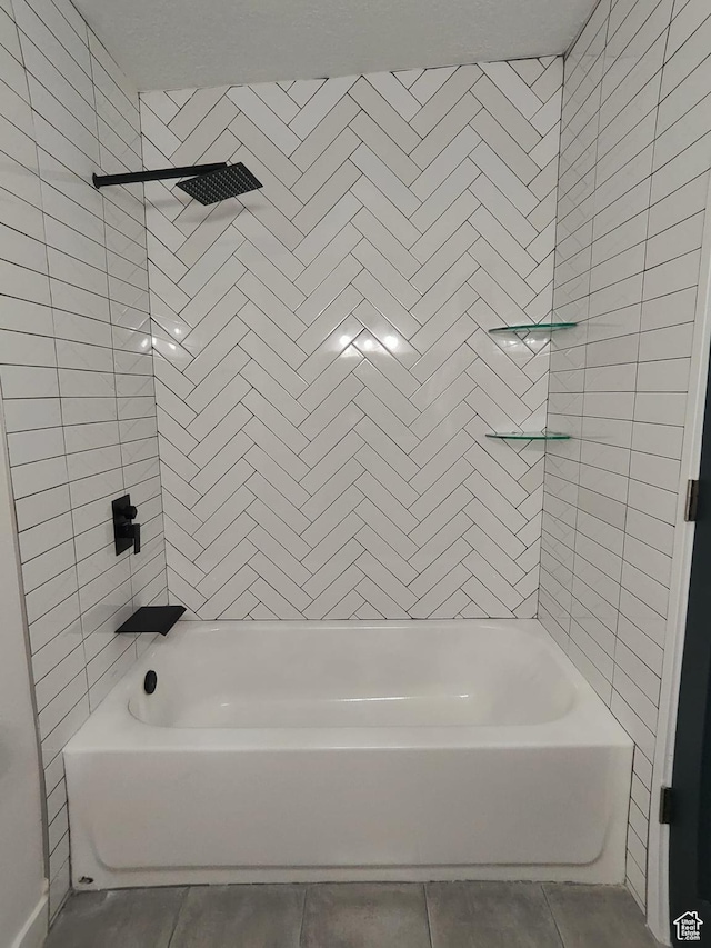 3112 S 3780 W, West Valley City, UT 84120 - full bath with tile patterned flooring and  shower combination