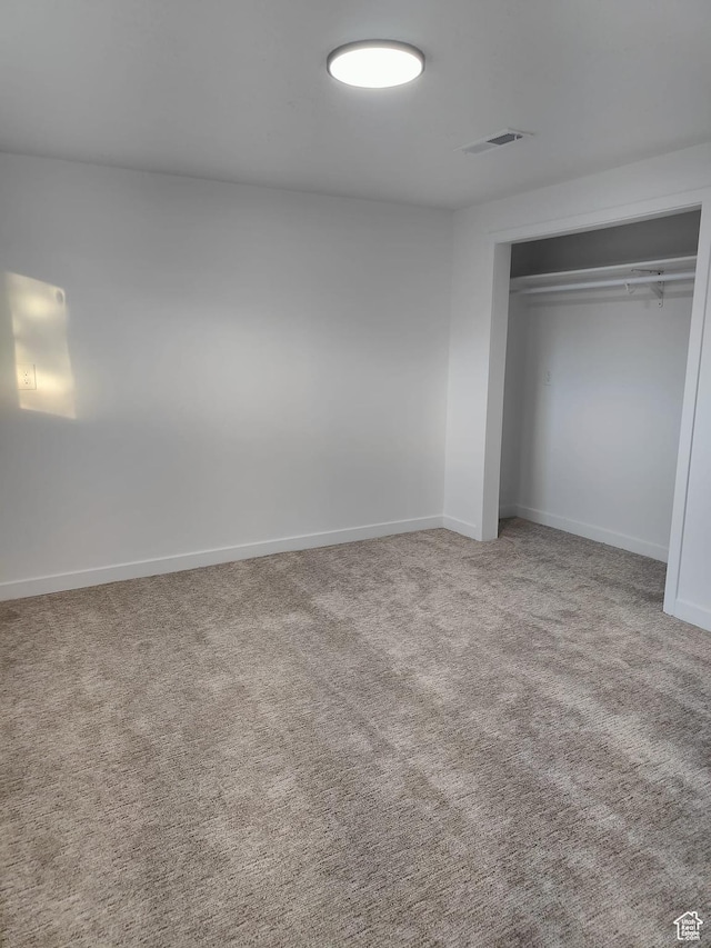 3112 S 3780 W, West Valley City, UT 84120 - unfurnished bedroom featuring baseboards, carpet floors, and a closet