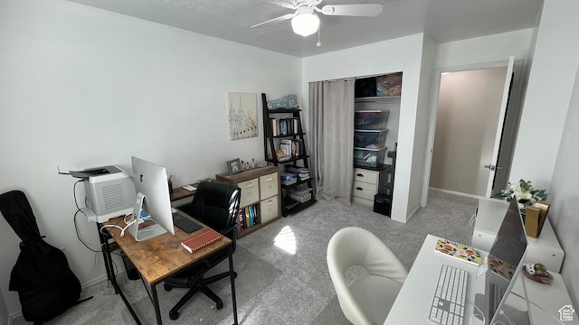 5026 S 1150 E, South Ogden, UT 84403 - carpeted office space featuring ceiling fan