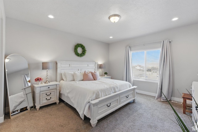 1147 N Carriage Ln, Spanish Fork, UT 84660 - bedroom with recessed lighting, baseboards, and light colored carpet