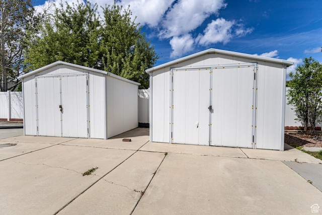 4902 W Pine Laurel Ln, West Jordan, UT 84081 - view of shed with fence