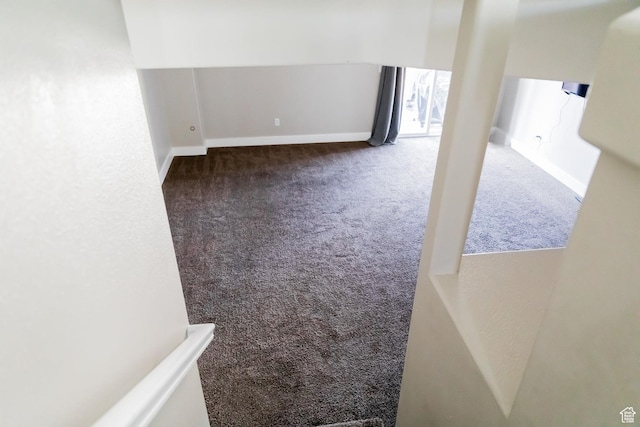 4866 W Spirit Lake Cir, Riverton, UT 84096 - basement with baseboards and carpet