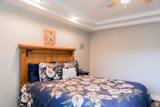 4866 W Spirit Lake Cir, Riverton, UT 84096 - carpeted bedroom featuring recessed lighting and a ceiling fan