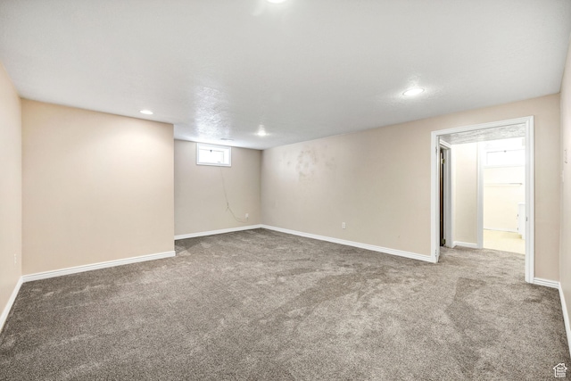 518 E Wendy Way S, Tremonton, UT 84337 - below grade area featuring carpet floors, recessed lighting, and baseboards