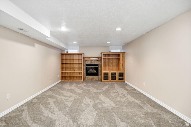 518 E Wendy Way S, Tremonton, UT 84337 - finished below grade area with recessed lighting, a textured ceiling, carpet, and baseboards
