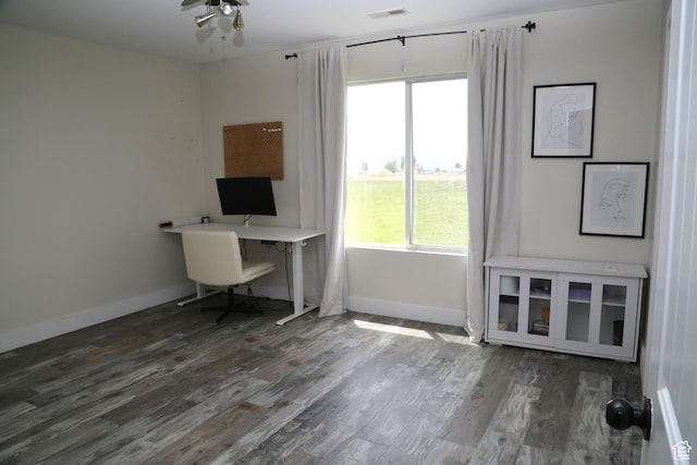 3596 W 2610 S, Syracuse, UT 84075 - home office with wood finished floors and baseboards