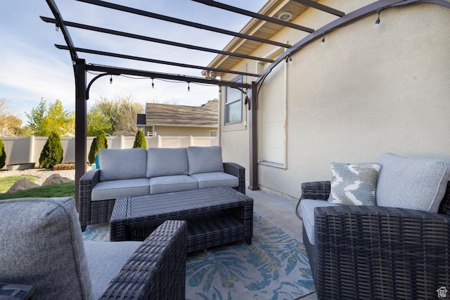 486 N 3500 W, Vernal, UT 84078 - view of patio / terrace featuring a pergola and an outdoor living space