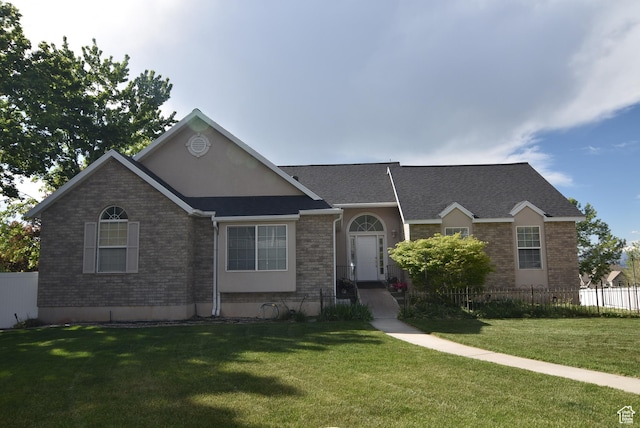 183 E Ama Fille Ln N, Elk Ridge, UT 84651 - single story home with brick siding and roof with shingles