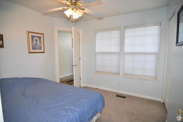 183 E Ama Fille Ln N, Elk Ridge, UT 84651 - carpeted bedroom featuring baseboards and a ceiling fan