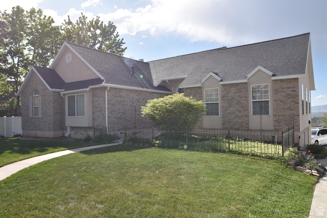 183 E Ama Fille Ln N, Elk Ridge, UT 84651 - single story home with brick siding and a shingled roof