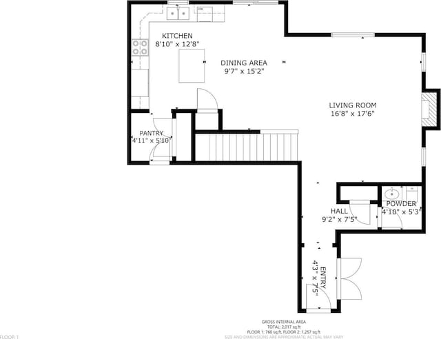 2034 E 970 N, Spanish Fork, UT 84660 - floor plan / room layout