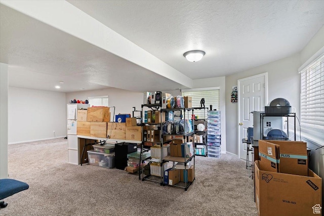 view of storage room