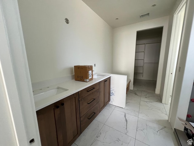 1148 N 1875 E Unit 2, Layton, UT 84040 - full bathroom with marble finish floors and double vanity