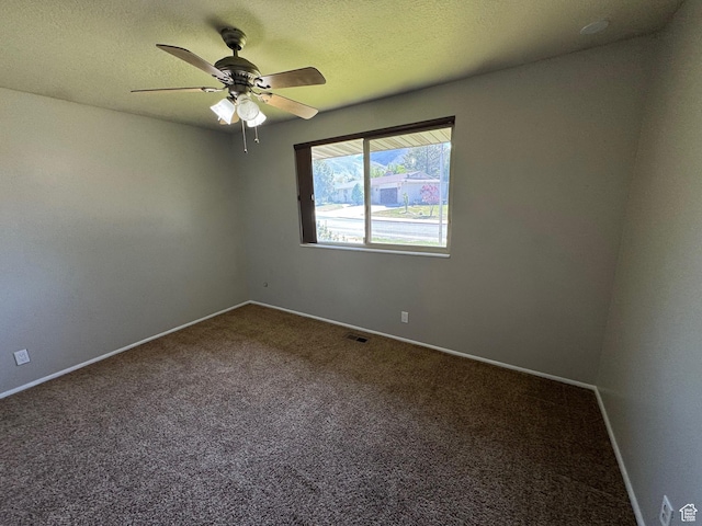 281 N Pin Oak Cir, Kaysville, UT 84037 - empty room featuring carpet flooring, baseboards, a ceiling fan, and visible vents
