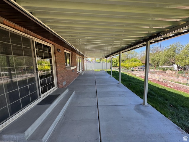 281 N Pin Oak Cir, Kaysville, UT 84037 - view of patio featuring fence