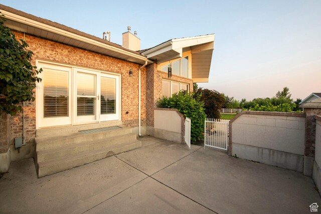105 S 400 E, Hyde Park, UT 84318 - exterior space featuring a gate and fence