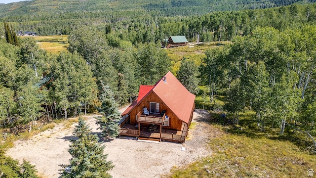 4571 Fawn Way, Heber City, UT 84032 - birds eye view of property with a wooded view