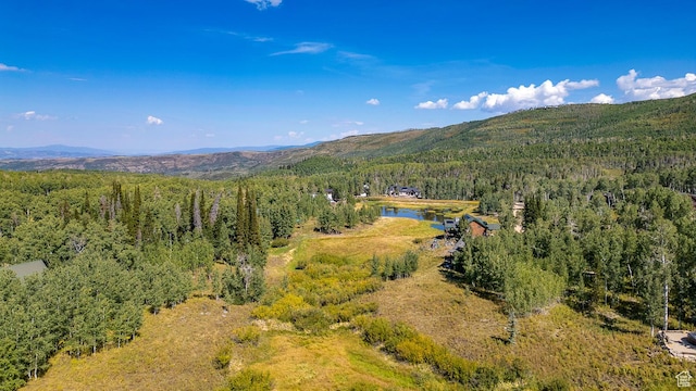 4571 Fawn Way, Heber City, UT 84032 - bird's eye view with a mountain view and a view of trees