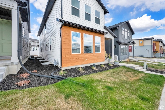 1281 Village Green Trl, Park City, UT 84098 - exterior space with central air condition unit and a front yard