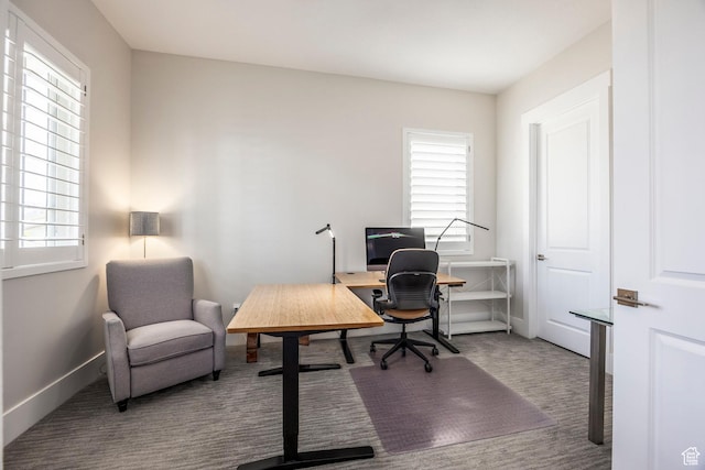 9293 S Regatta Ln, Cottonwood Heights, UT 84093 - carpeted office space with a wealth of natural light and baseboards