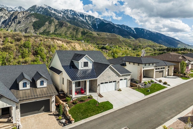 9293 S Regatta Ln, Cottonwood Heights, UT 84093 - property view of mountains with a residential view