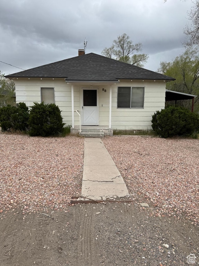 88 N 200 W, Elsinore, UT 84724 - bungalow-style house featuring a chimney and roof with shingles