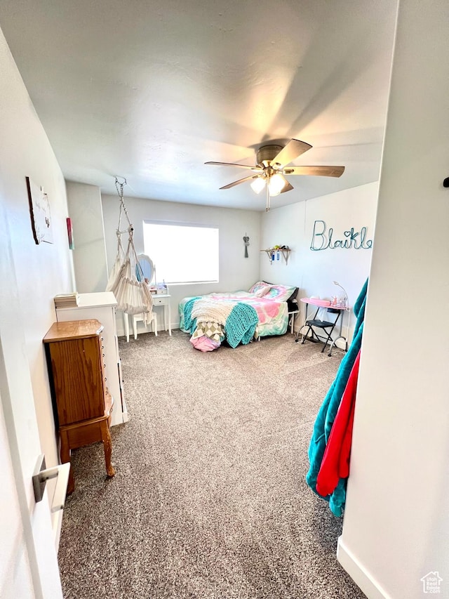 954 N 280 E, Elsinore, UT 84724 - bedroom with a ceiling fan and carpet