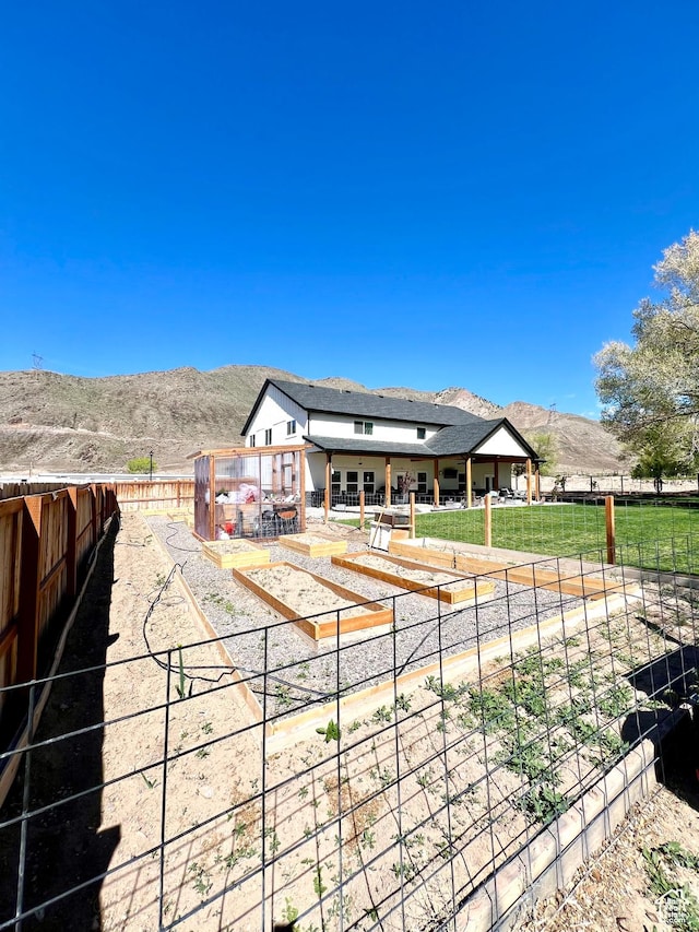 954 N 280 E, Elsinore, UT 84724 - back of house featuring a mountain view and fence